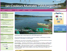 Tablet Screenshot of boutique.lescouleursmusicales.com
